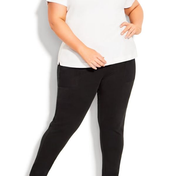 Solid-Color Women'S Knitted Skinny Pants